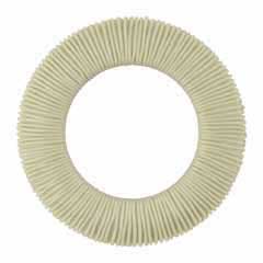 Strata Clip In Eyelet Curtain Rings Linen Pack of 8