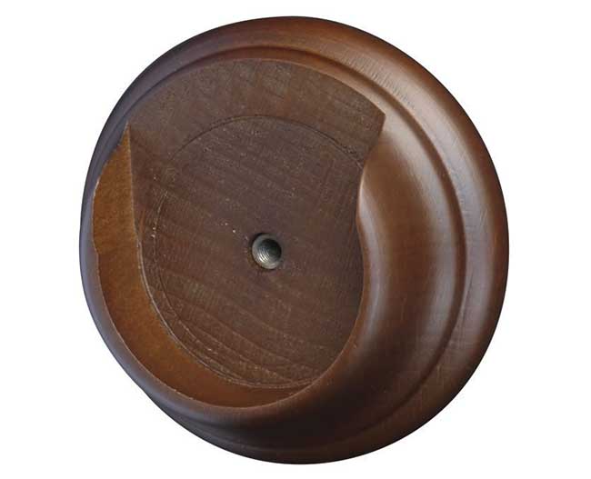 Museum 35mm Wood Recess Bracket Satin Chestnut