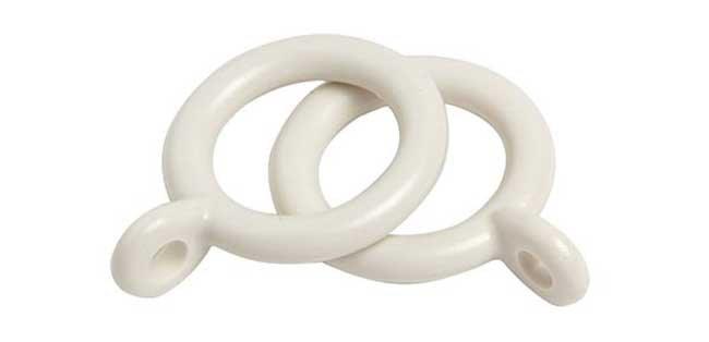 Speedy Rings Cream for 16-19mm pole