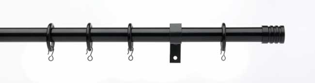 Universal 16/19mm Stud Pole Set 120-200cm Black