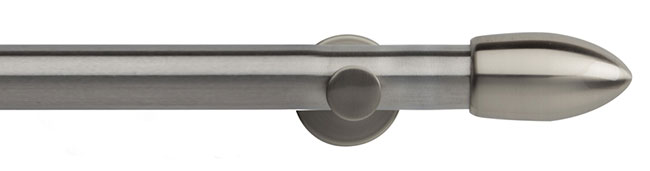 35mm Neo Bullet Stainless Steel Eyelet Curtain Pole 120cm