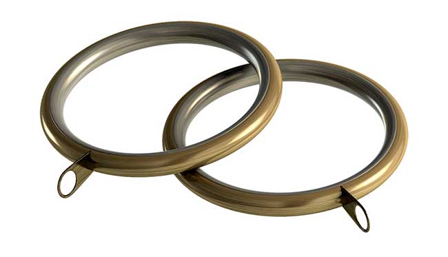 Speedy 35mm Lined Standard Ring Antique Brass Pack of 10