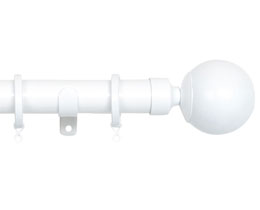 Cosmos 28mm Pole Set 120cm Matt White