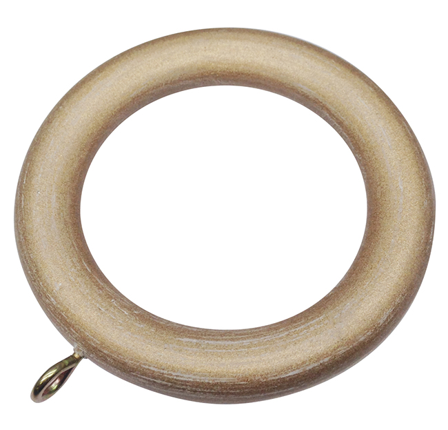 Integra Masterpiece Rings for 35mm pole Cream Gold Pk of 12