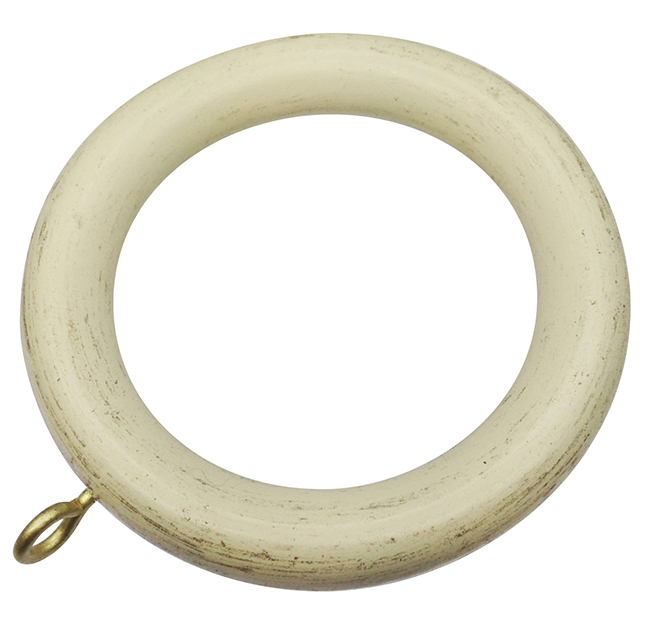 Integra Masterpiece Rings for 35mm pole Distressed Cream Pk