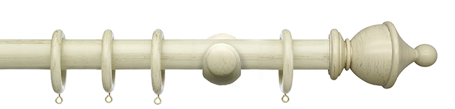 Integra 35mm Masterpiece Urn Pole Set 150cm Distressed Cream
