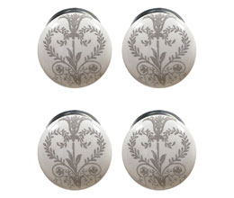 Laura Ashley Josette Drawer Pull Dove (Set Of 4)