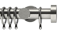 Integra Elements 35mm Satin Steel Stud Complete Pole 300cm