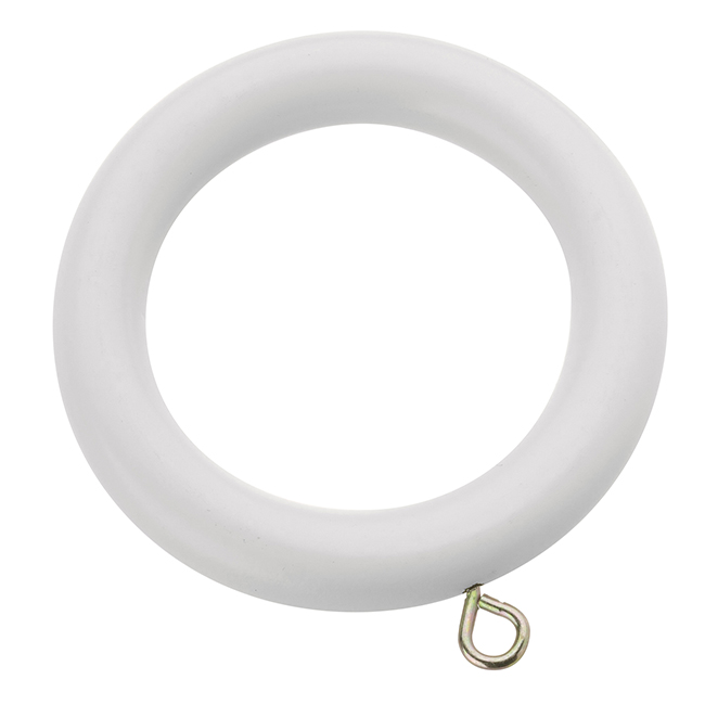Swish Romantica Rings Paper White for 28mm pole (pack of 6)