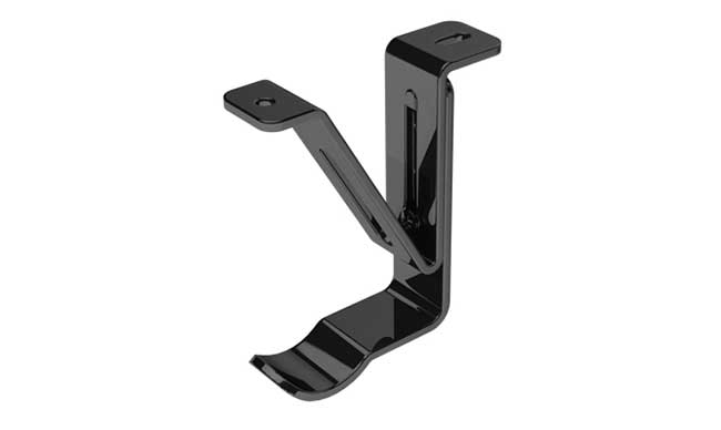 Swish Elements 28mm Top Fix Passing Bracket (1) Graphite